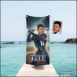 Towels Personalized MLB Arizona Baseball Boy Diamondbacks Photo Beach Towel