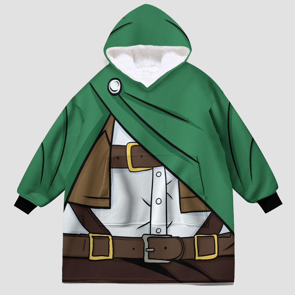 Personalized Attack On Titan Snug Oversized Wearable Hoodie Blanket-Hoodie Blanket-Amor Custom Gifts