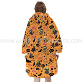 Personalized Creepy Superheroes & Villain Halloween Snug Oversized Wearable Hoodie Blanket-Hoodie Blanket-Amor Custom Gifts