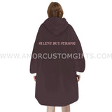 Personalized Demon Slayer Nezuko Snug Oversized Wearable Hoodie Blanket-Hoodie Blanket-Amor Custom Gifts