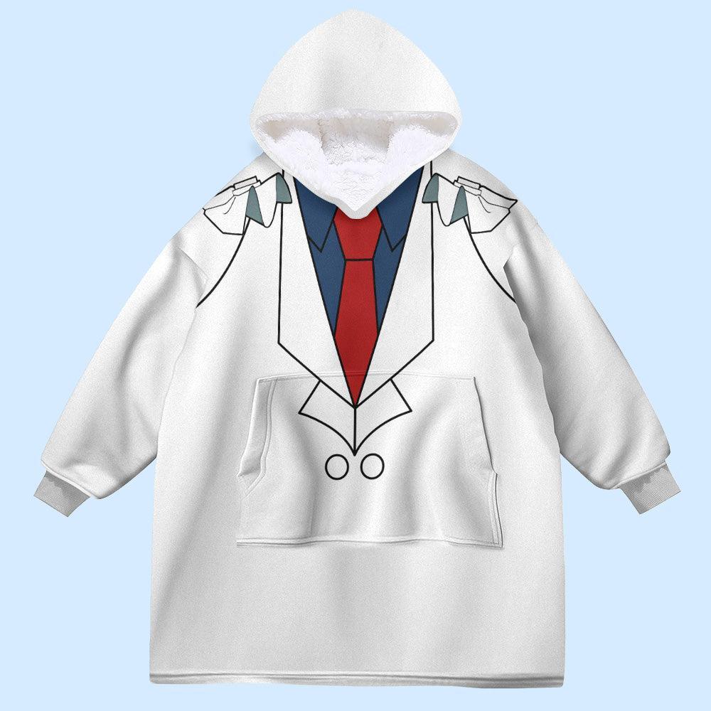 Personalized Detective Conan Kuroba Kaito Kid Snug Oversized Wearable Hoodie Blanket-Hoodie Blanket-Amor Custom Gifts