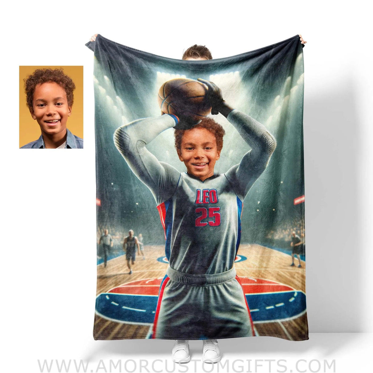 Personalized Nba Detroit Pistons Photo Blanket Blankets