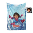 Blankets Personalized Face & Name Chibi Caricature Spider Boy Boy Blanket