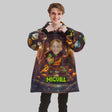 Personalized Face & Name Halloween Ninja Turtle Snug Oversized Wearable Hoodie Blanket-Hoodie Blanket-Amor Custom Gifts