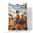 Personalized Face & Name Paw Patrol Safari Boy Blanket Blankets