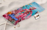 Towels Personalized Face & Name Summer Barbie Diving Beach Towel