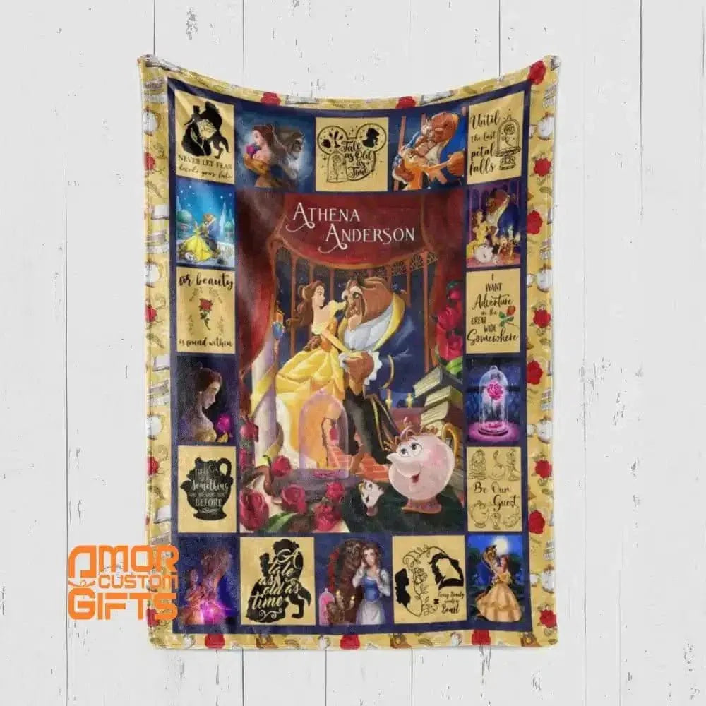 Beauty and best sale the beast blanket