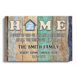 Posters, Prints, & Visual Artwork Personalized Family Home Map Location - Custom Map & Name Poster Canvas Print