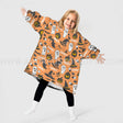 Personalized Halloween Ghost Items Snug Oversized Wearable Hoodie Blanket-Hoodie Blanket-Amor Custom Gifts