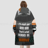 Personalized Katsuki Bakugo - My Hero Academia Snug Oversized Wearable Hoodie Blanket-Hoodie Blanket-Amor Custom Gifts