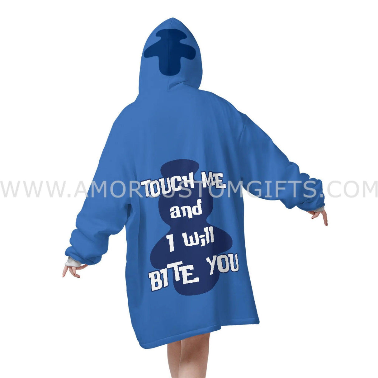 Personalized Lilo & Stitch Snug Oversized Wearable Hoodie Blanket-Hoodie Blanket-Amor Custom Gifts