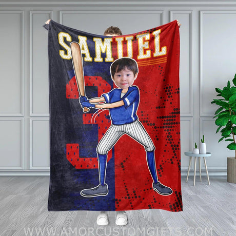 Blankets Personalized Little Baseball Boy Blanket | Custom Boy Blanket,  Customized Blanket