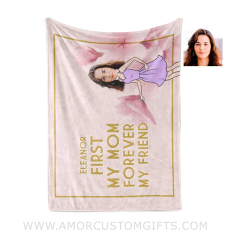 Personalized Mother’s Day First My Mom - Blanket Blankets