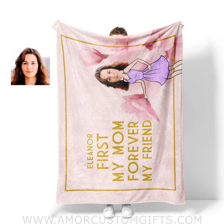 Personalized Mother’s Day First My Mom - Blanket Blankets