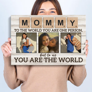 Posters, Prints, & Visual Artwork Personalized Mother's Day Mommy - Custom Photo Poster Canvas Print