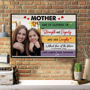 Posters, Prints, & Visual Artwork Personalized Mother's Day Mother Custom Photo - Custom Photo Poster Canvas Print