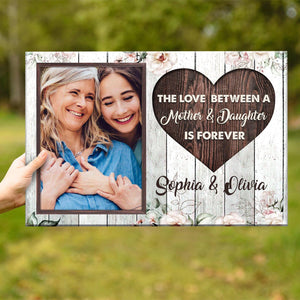 Posters, Prints, & Visual Artwork Personalized Mother's Day Mother & Daughter - Custom Photo & Name Poster Canvas Print