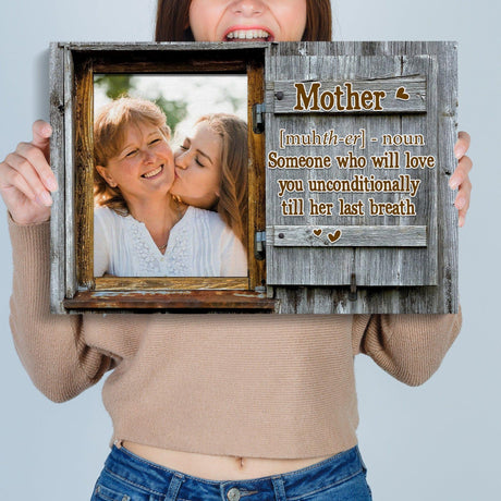 Posters, Prints, & Visual Artwork Personalized Mother's Day Mother Definition - Custom Photo Poster Canvas Print