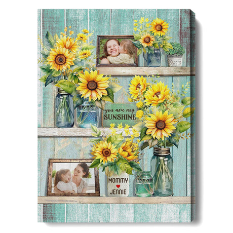 Posters, Prints, & Visual Artwork Personalized Mother's Day You Are My Sunshine - Custom Photo Poster Canvas Print