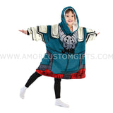 Personalized My Hero MHA Snug Oversized Wearable Hoodie Blanket-Hoodie Blanket-Amor Custom Gifts