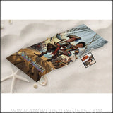 Towels Personalized Name & Photo Funny Pirate Couple 3 On Beach Towel