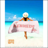 Towels Personalized Name Summer Watermelon On Beach Towel