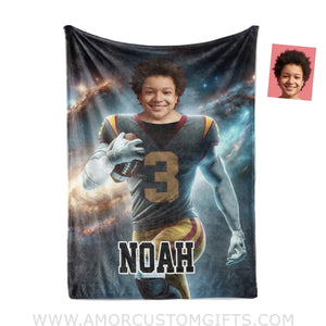 Blankets Personalized NCAA USC Baseball Boy Trojans Photo Blanket | Custom Name & Face Boy Blanket
