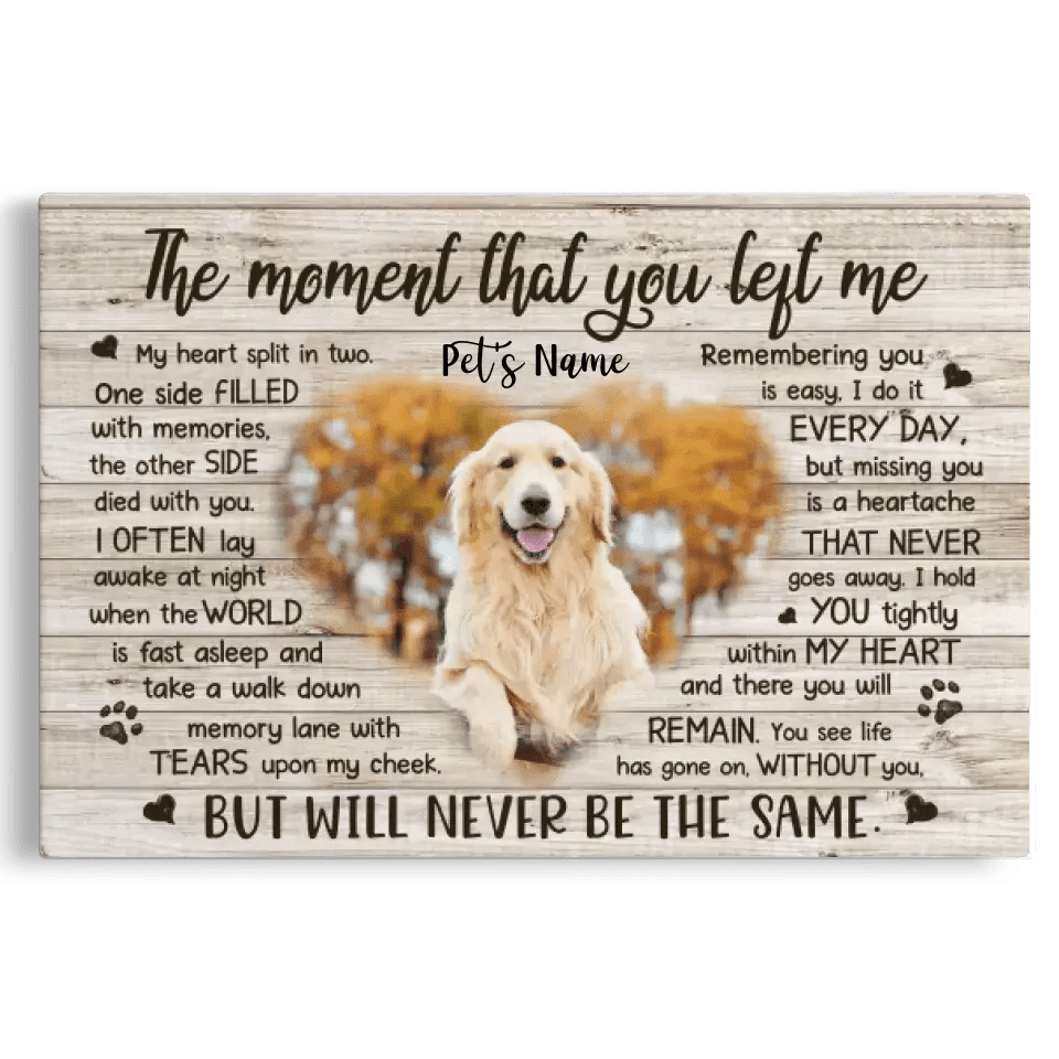 Dog Memorial Photo Collage, Pet Memorial Gift, Dog Loss Gift
