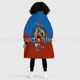 Personalized Pirate Boy Snug Oversized Wearable Hoodie Blanket-Hoodie Blanket-Amor Custom Gifts