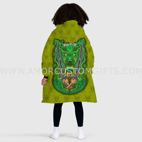 Personalized Pirate Hunter Boy Snug Oversized Wearable Hoodie Blanket-Hoodie Blanket-Amor Custom Gifts