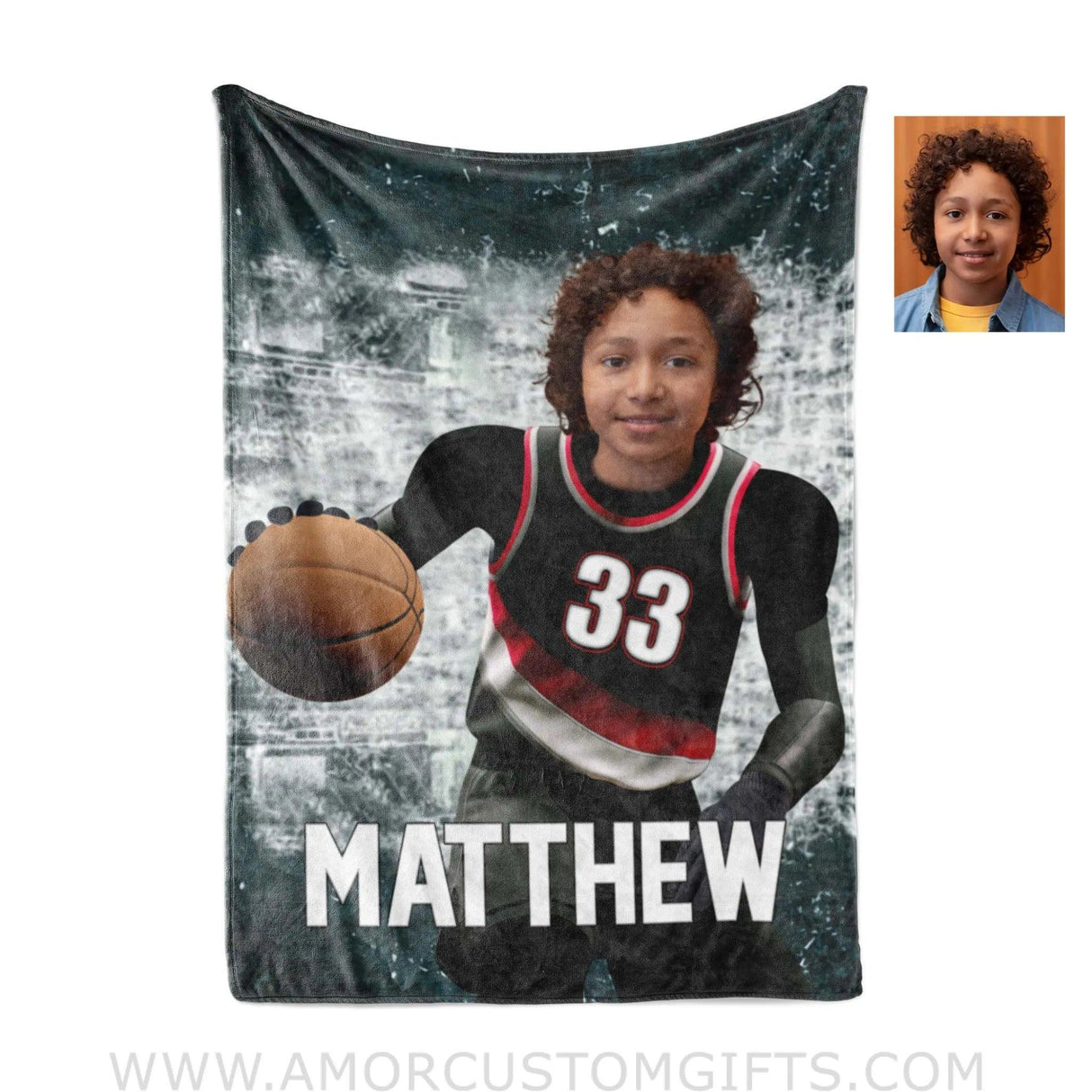 Personalized Nba Portland Trail Blazers Photo Blanket Blankets