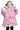 Personalized Retro Doll Pink Doll Checkers Snug Oversized Wearable Hoodie Blanket - Amor Custom Gifts