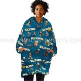 Personalized Scifi Saga Space Wars Chibi Snug Oversized Wearable Hoodie Blanket-Hoodie Blanket-Amor Custom Gifts