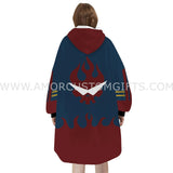 Personalized Simon Tengen Toppa Gurren Lagann Snug Oversized Wearable Hoodie Blanket-Hoodie Blanket-Amor Custom Gifts