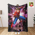 Personalized Spider Man In City Blanket | Custom Spiderm-Blankets-Amor Custom Gifts