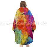 Personalized Super Game Snug Oversized Wearable Hoodie Blanket-Hoodie Blanket-Amor Custom Gifts