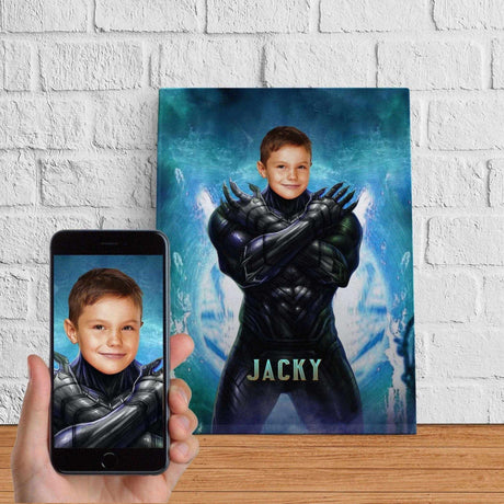 Blankets Personalized Superhero Black Panther Blanket | Custom Boy Superhero Blanket,  Customized Blanket