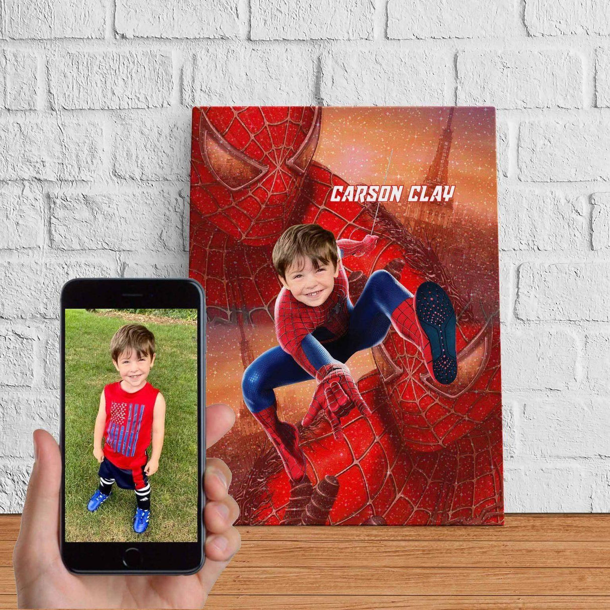 Blankets Personalized Superhero Spider Boy Bright Red Blanket | Custom Spider Blanket