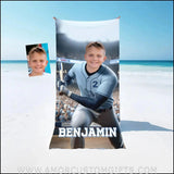 Towels Personalized MLB Tampa Baseball Boy Bay Rays Photo Beach Towel