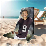 Towels Personalized NCAA Texas Football Boy A&M Aggies Photo Beach Towel | Customized Name & Face Boy Towel