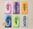 Towels Personalized Tie Dye Beach Towels , Kids Beach Towel with Name, Custom Tie Dye Pool Towels, Gift for Men Women