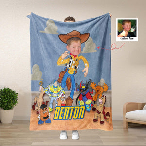 Blankets Personalized Toy Woody Photo Blanket