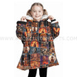 Personalized Trick r Treat Halloween Snug Oversized Wearable Hoodie Blanket-Hoodie Blanket-Amor Custom Gifts