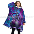 Personalized Trippy Cosmic Mewtwo PK Snug Oversized Wearable Hoodie Blanket-Hoodie Blanket-Amor Custom Gifts