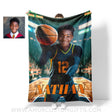 Personalized Nba Utah Basketball Boy Jazz Photo Blanket Blankets