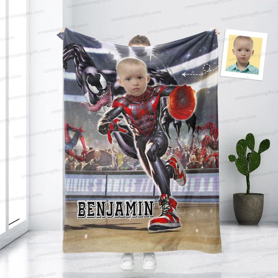 Blankets Personalized Venom Play Basketball Blanket | Custom Boy Player Blanket,  Customized Blanket