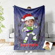 Blankets Personalized Xmas Buzz Lightyear Blanket | Custom Christmas Blanket For Boys