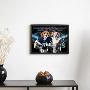 Posters, Prints, & Visual Artwork Pet Lovers - Dallas Dog Football Canvas Pets - Personalized Pet Poster Canvas Print