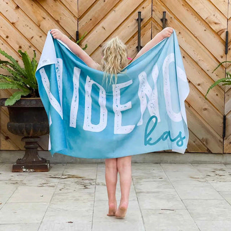 Towels Sea Scape Personalized Kids Beach Towel