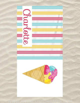 Towels Summer Beach Towel, Personalized Beach Towel Kids, Kids and Adults Beach Towel, Gifts, Custom Beach Towel